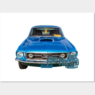 1967 Ford Mustang GT Fastback Posters and Art